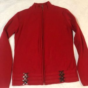 Radzoli fitted red sweater size S